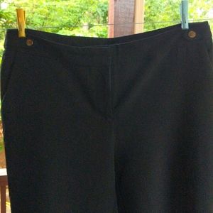 Anne Klein Womens Dress Pant Size 12 Black